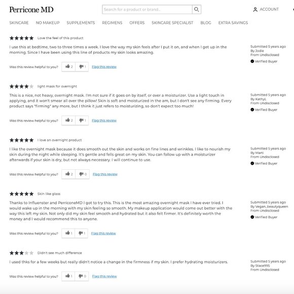 Perricone MD Multi-Action Overnight Intensive Firming Mask - Picture 10 of 15